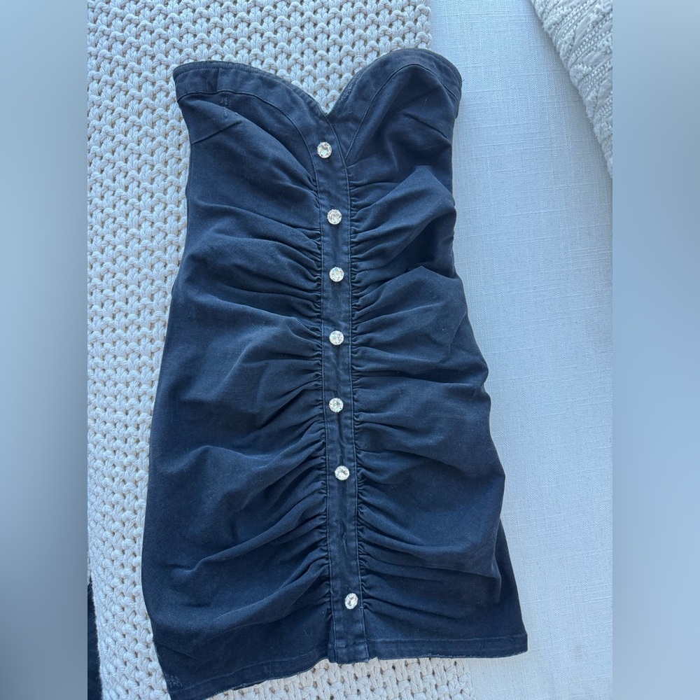 Retrofete Denim Mini Dress